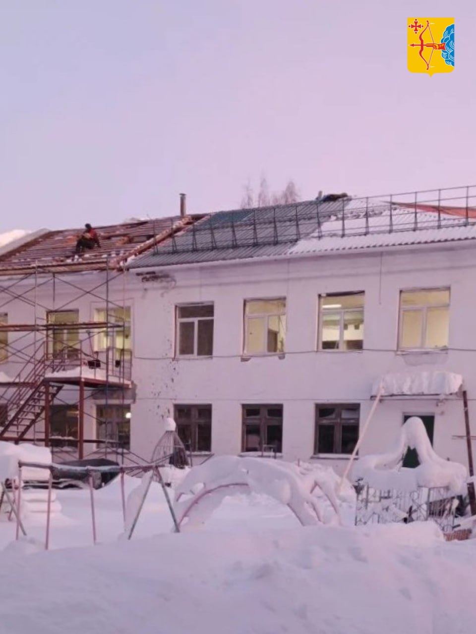 В городе Мураши Кировской области ведется капитальный ремонт детского сада № 1 в рамках нацпроекта «Семья» В городе Мураши Кировской области ведется капитальный ремонт детского сада № 1 в рамках нацпроекта «Семья»