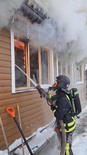 В пригороде Кирова потушили садовый дом