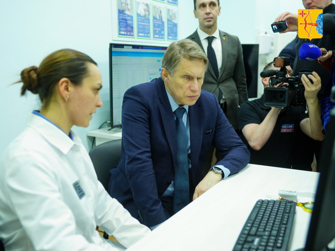 Александр Соколов представил министру здравоохранения РФ Михаилу Мурашко возможности использования мессенджера МАХ в здравоохранении