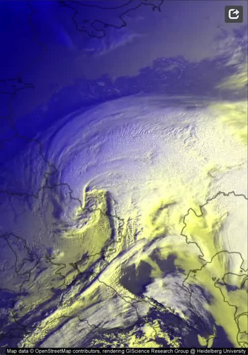 Южный циклон ВИВИАНА с сильными снегопадами уже на подходе к Кировской области
