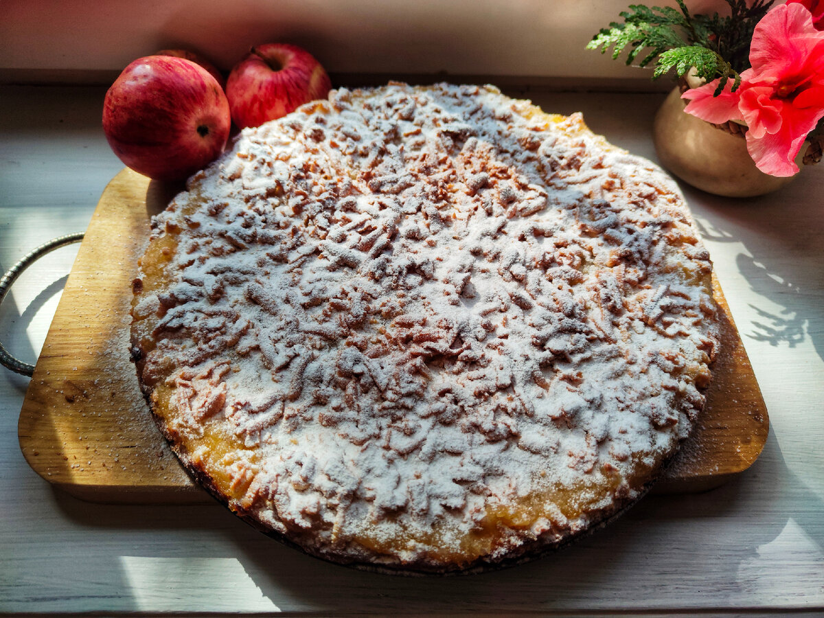 Ароматный яблочный пирог: Простой рецепт для уютного вечера