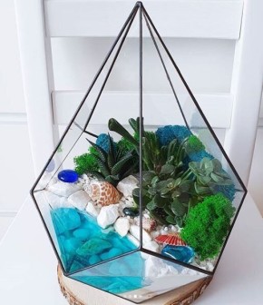 Флорариум с водоемом: создаем необычное с помощью эпоксидной смолы