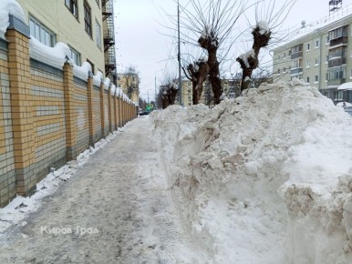 Чистый тротуар — признак скорой весны