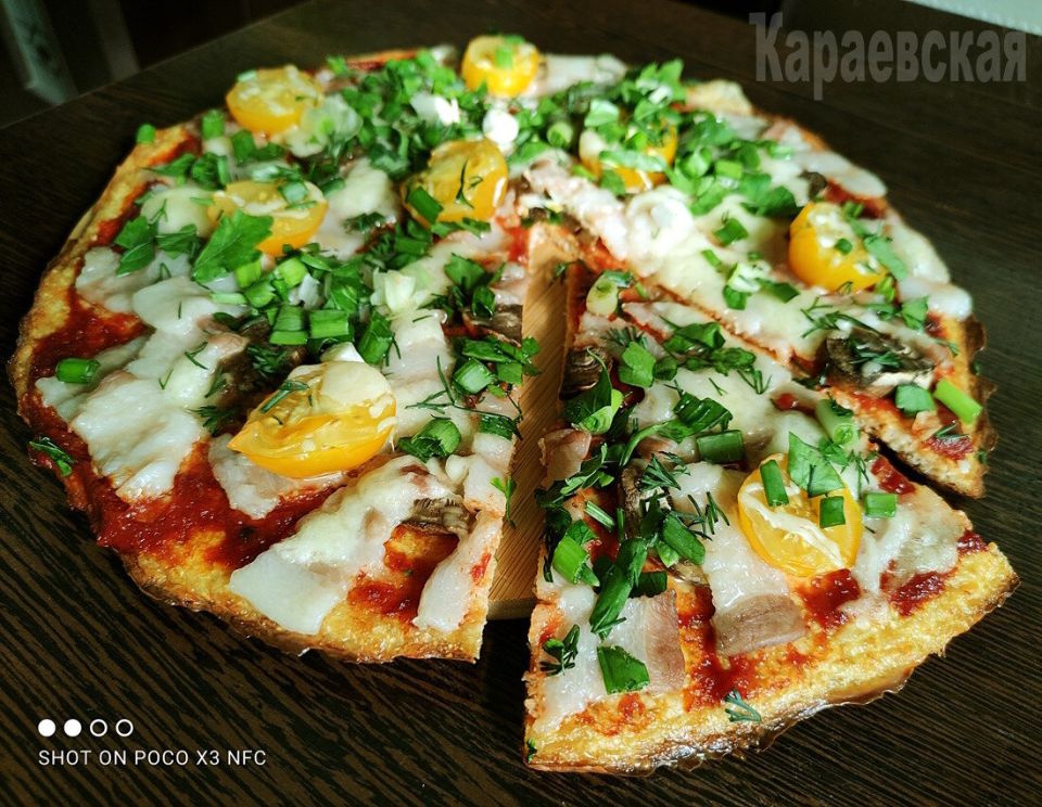 Пицца без муки, которую оценят все гурманы