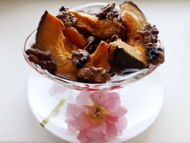 Тыковая магия осени: восхитительный десерт с грецкими орехами