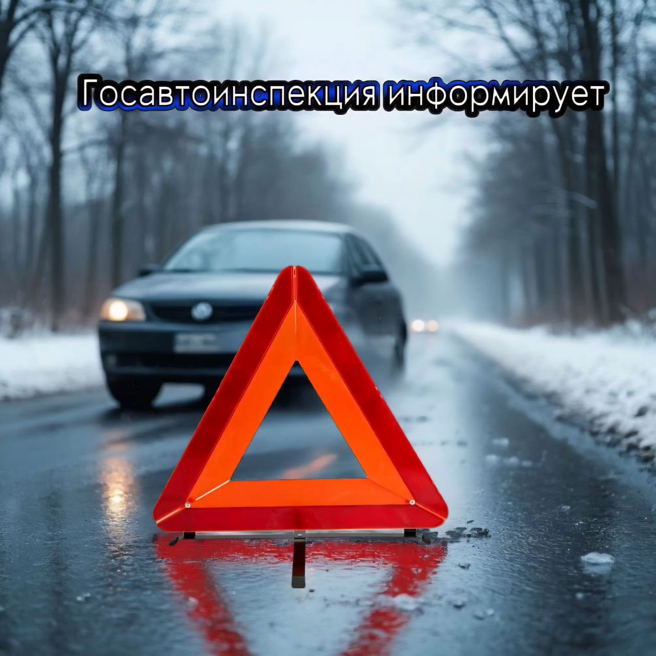 Госавтоинспекция г.Кирова информирует участников дорожного движения: "Знак аварийной остановки"