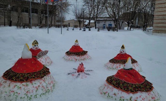 #кактамусоседей. В Костромской области подвели итоги конкурса снежных фигур среди медицинских учреждений региона