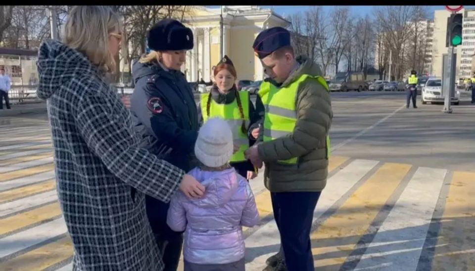 На страже безопасности пешеходов!