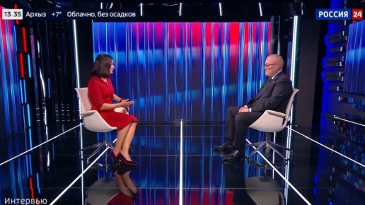 Губернатор Александр Соколов дал большое интервью на федеральном канале «Россия 24»