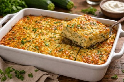 Как полюбить кабачки: рецепт вкусной запеканки, которая изменит мнение о овощах