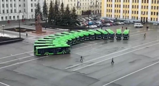 Ещё 15 новых автобусов прибыли в Киров