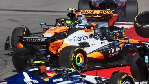 Гонщики McLaren обходят недоразумения после столкновения