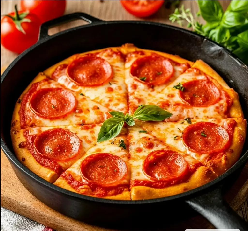 Ленивая пицца на сковороде: готовьте быстро и просто
