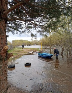 131 придомовая территория подтоплена в Кировской области