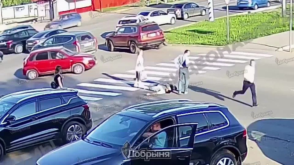 Мужчину сбили на пешеходном переходе на улице Ленина в Кирове