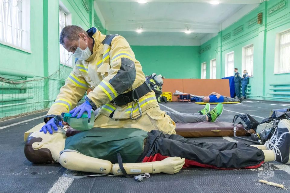 Лучшие газодымозащитники работают в 1 пожарно-спасательной части Лучшие газодымозащитники работают в 1 пожарно-спасательной части