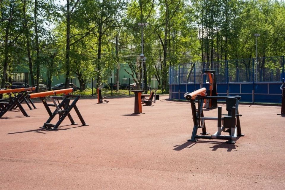 Спортплощадку в Гагаринском парке обещают открыть на следующей неделе Спортплощадку в Гагаринском парке обещают открыть на следующей неделе