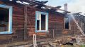 В Зуевском районе при пожаре в доме пострадал мужчина