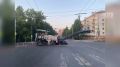 Врезался в дорожную фрезу и убежал