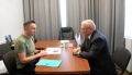 Александр Соколов: С депутатом Кировской городской думы, предпринимателем Олегом Швецовым обсудили проект обустройства кировского стадиона «Локомотив»