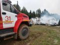 В Фалёнском округе устанавливают причину пожара в фермерском хозяйстве