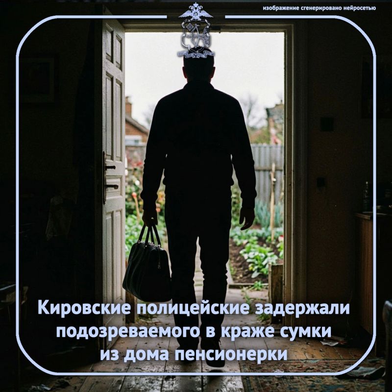 В УМВД России по городу Кирову с заявлением о краже из частного дома обратилась жительница областного центра, 1965 года рождения