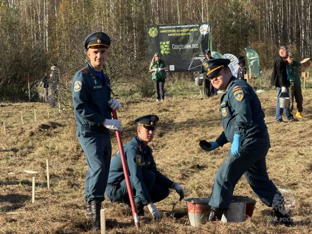 Кировские спасатели приняли участие во Всероссийской акции «Сохраним лес» Кировские спасатели приняли участие во Всероссийской акции «Сохраним лес»