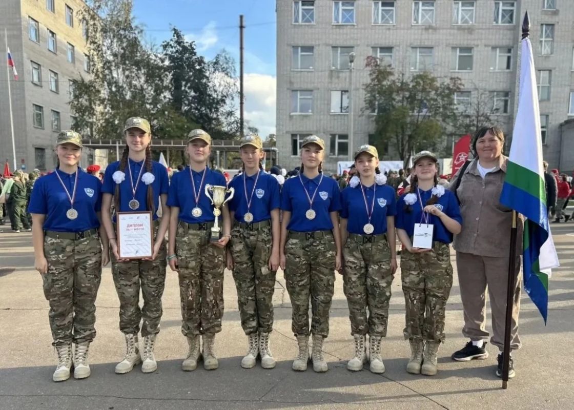 Команда «Беркут» завоевала бронзу в военно-патриотической игре «Девушки в погонах»
