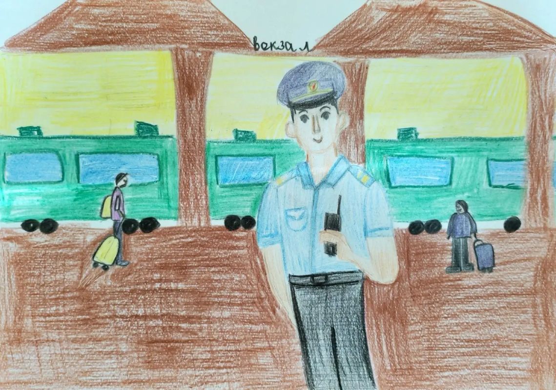 В транспортной полиции города Кирова подведены итоги конкурса детского рисунка В транспортной полиции города Кирова подведены итоги конкурса детского рисунка