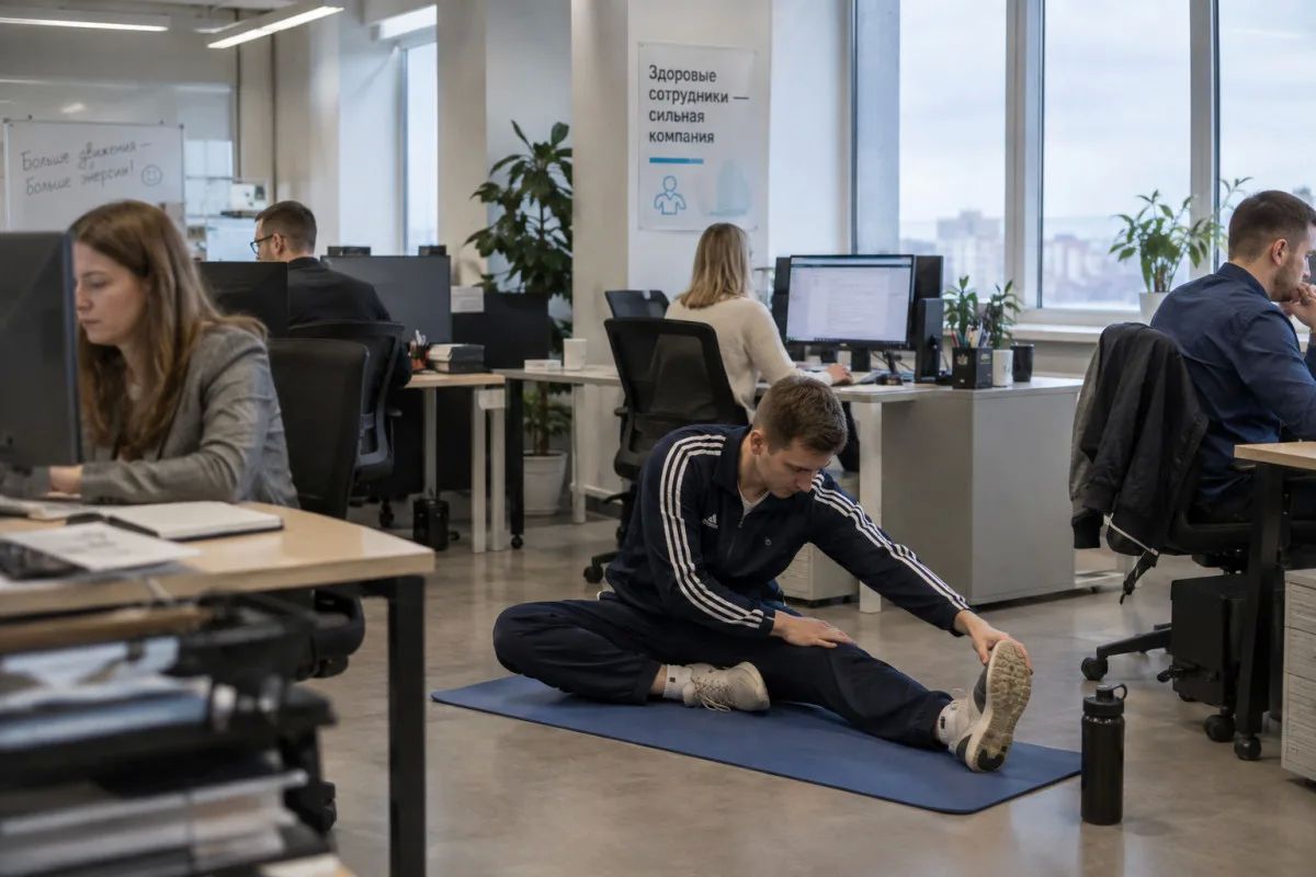 45% работающих кировчан хотели бы заниматься производственной гимнастикой на рабочем месте