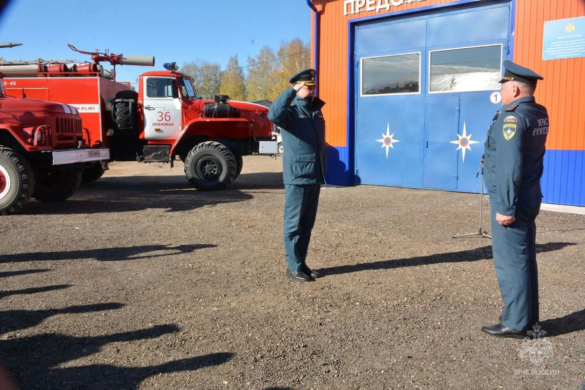 В Лебяжье завершён ремонт здания пожарно-спасательной части В Лебяжье завершён ремонт здания пожарно-спасательной части