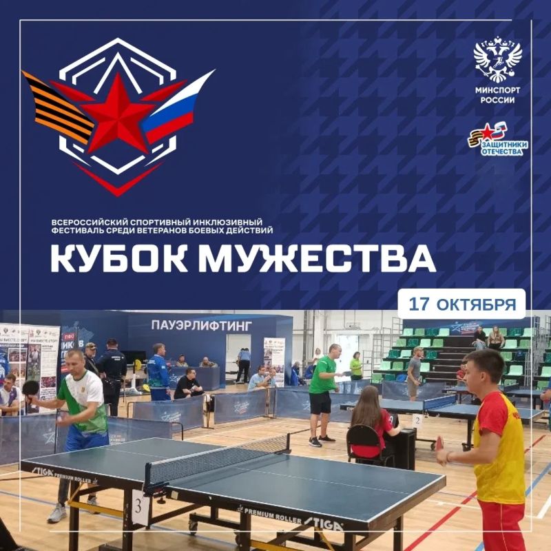 Приглашаем принять участие в спортивном фестивале «Кубок мужества»