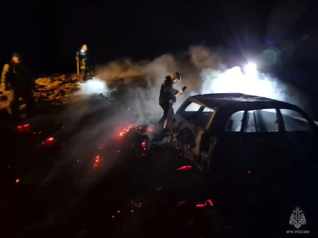 За прошедшие сутки пожарные трижды реагировали на возгорание транспорта За прошедшие сутки пожарные трижды реагировали на возгорание транспорта