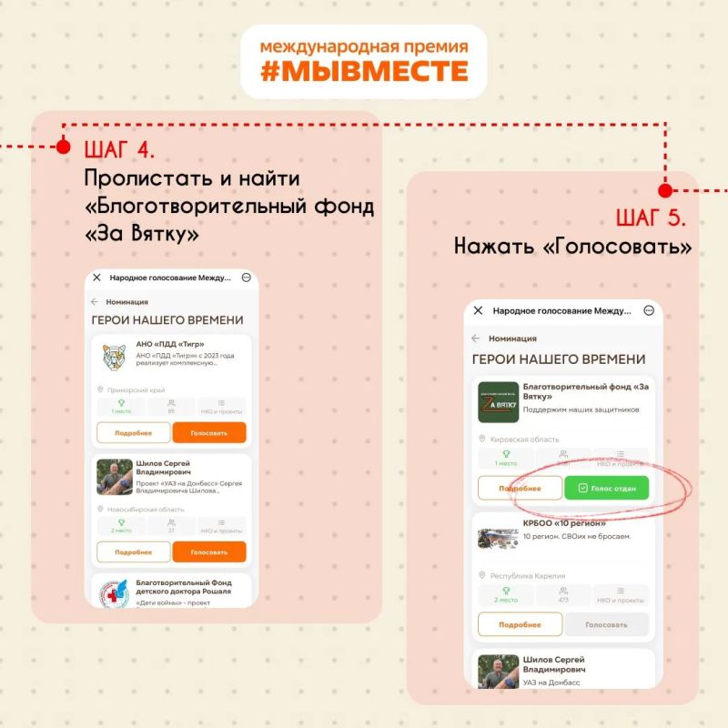 Поддержим Кировскую область в финале Премии #МЫВМЕСТЕ! Поддержим Кировскую область в финале Премии #МЫВМЕСТЕ!