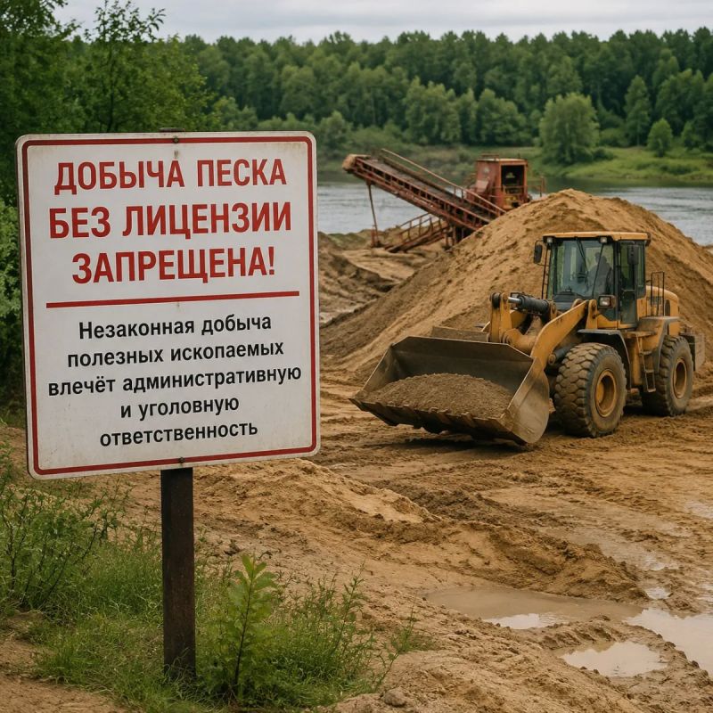 Суд взыскал 3,1 млн рублей за незаконную добычу песка в Слободском районе