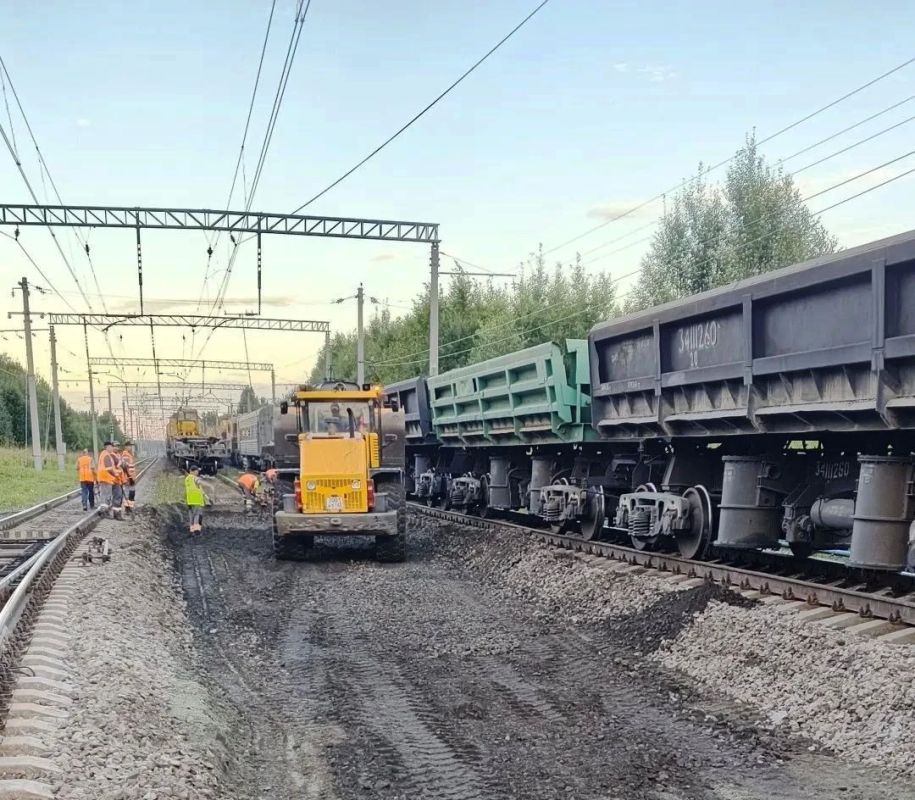 В Кировской области меняются рельсы