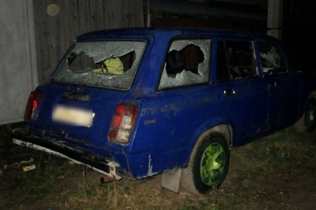 В Лузе 18-летний ночной хулиган повредил 19 автомобилей