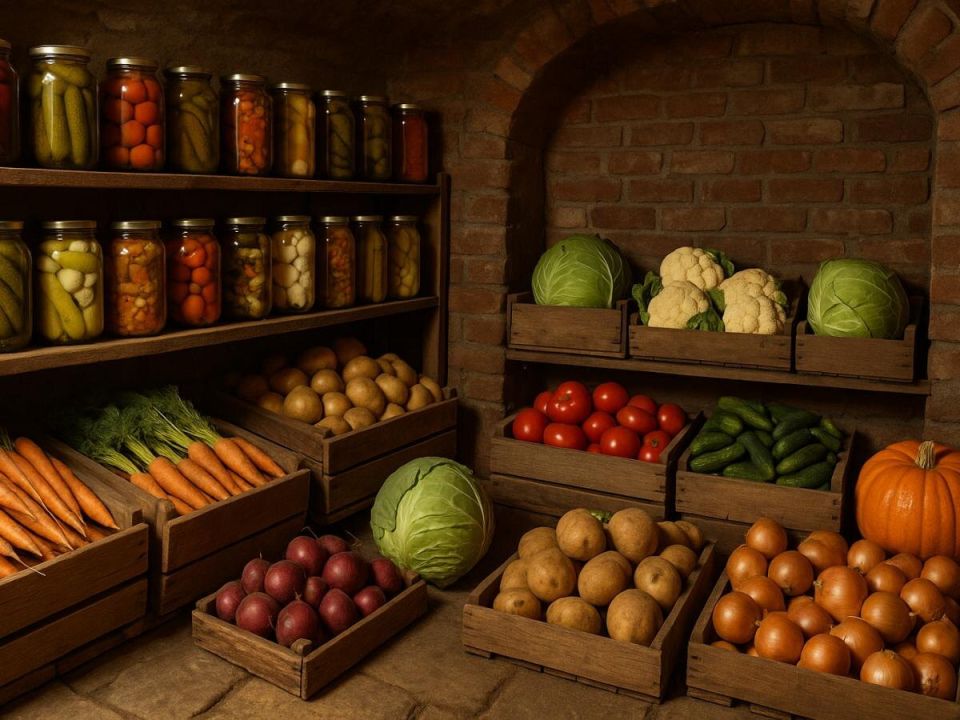 Как продлить жизнь вашему урожаю: советы по хранению овощей и фруктов в погребе