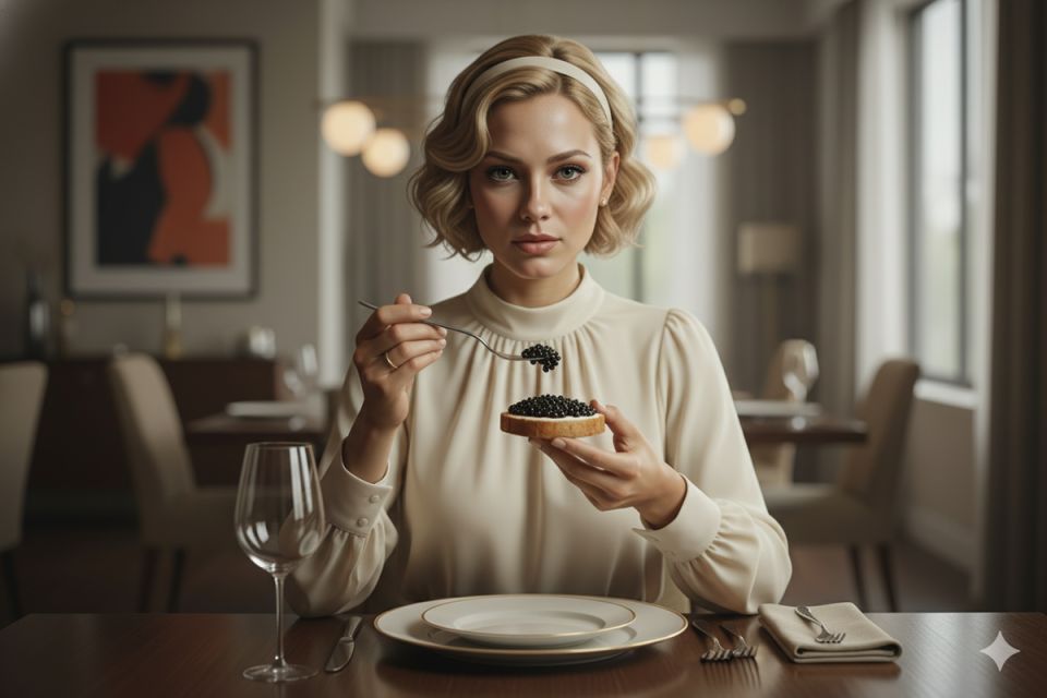 Как правильно есть бутерброды с икрой: столовый этикет в 2026 году