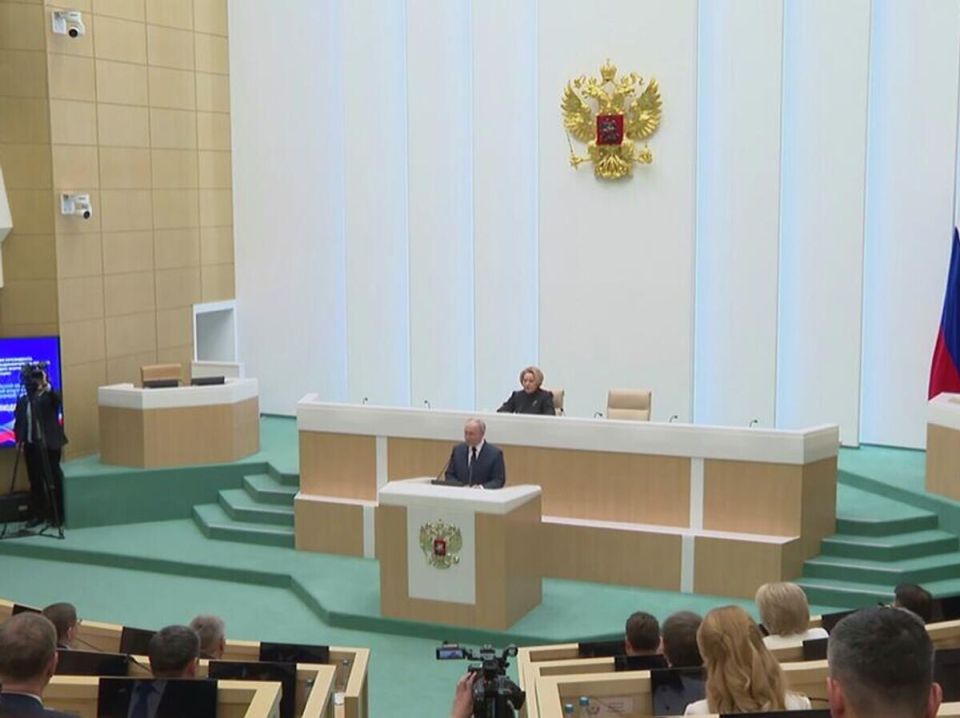 Путин отметил важность качественного законодательства в обновлённом Совете Федерации